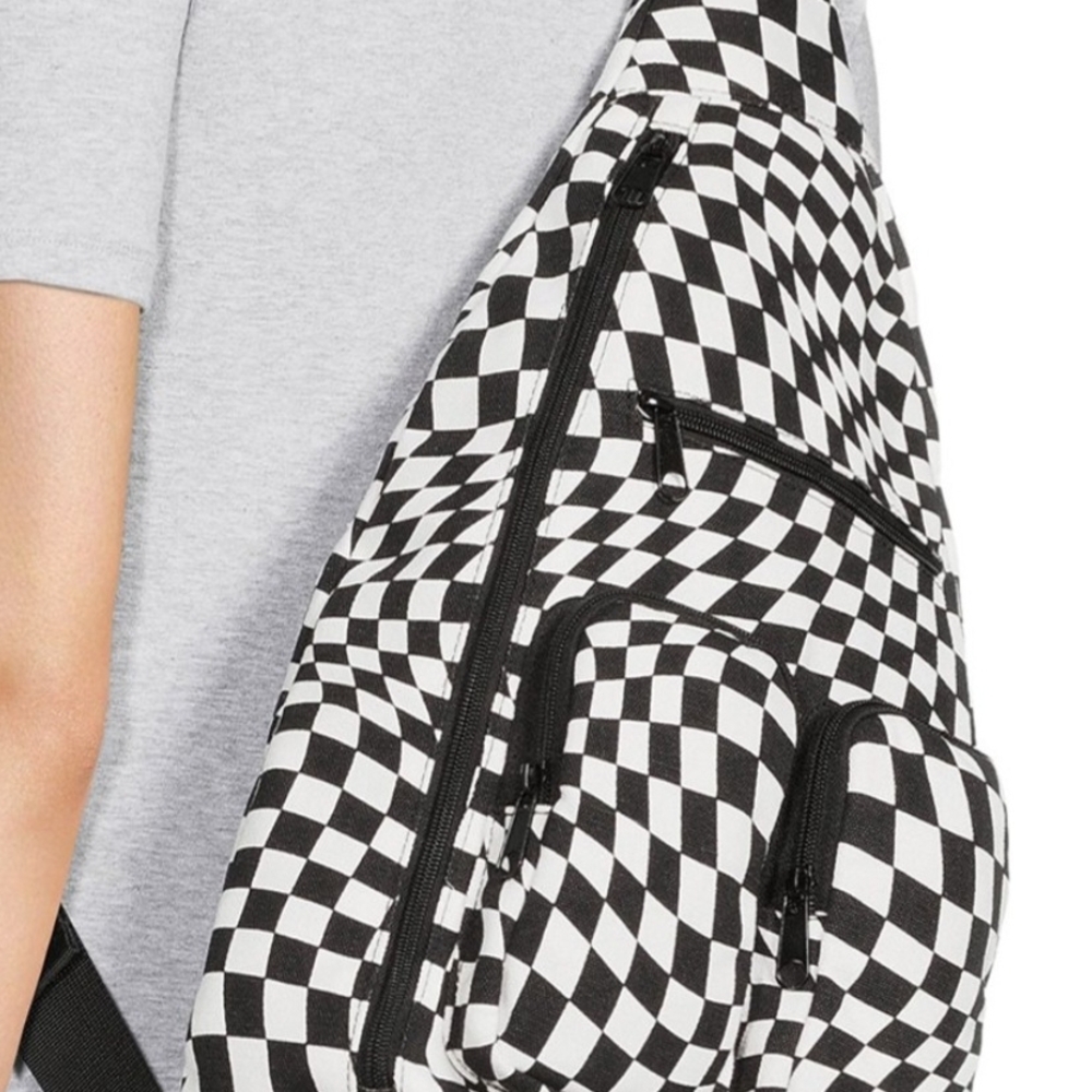 Checkered Sling Backpack - Picture 4 of 11